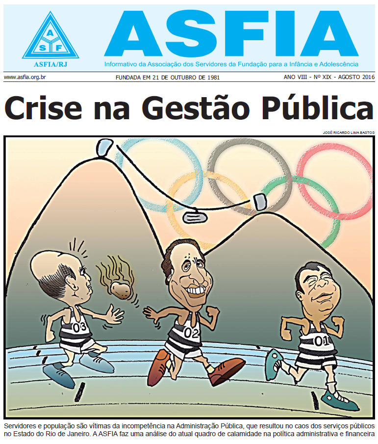Capa de ASFIA: Crise na gestão pública