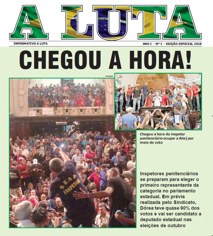 Capa de A Luta: Chegou a hora!